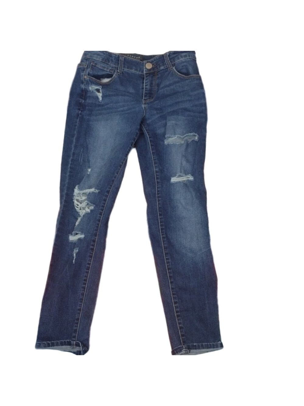 Harper skinny distressed jeans size 28